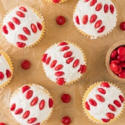 Baseball cupcakes