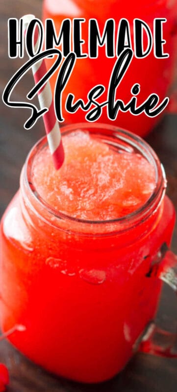 Cherry Homemade Slushie