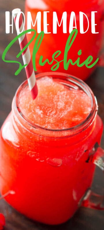 Cherry Homemade Slushie