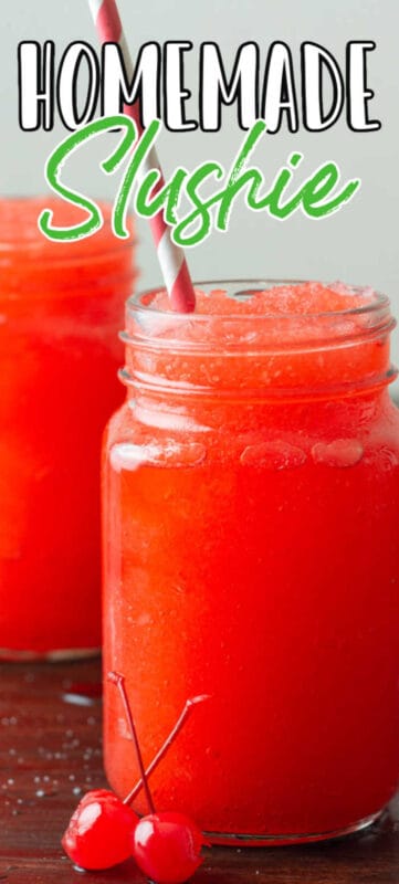 Cherry Homemade Slushie