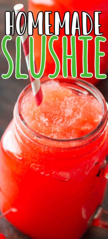 Cherry Homemade Slushie