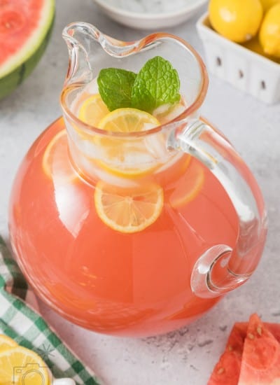 Homemade Watermelon Lemonade Recipe