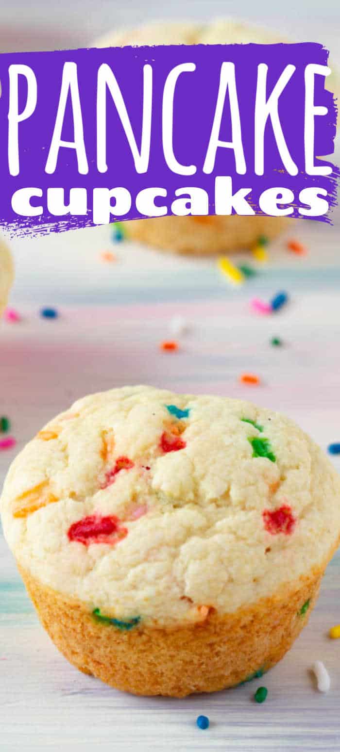 Funfetti Pancake Cupcakes Recipe • MidgetMomma