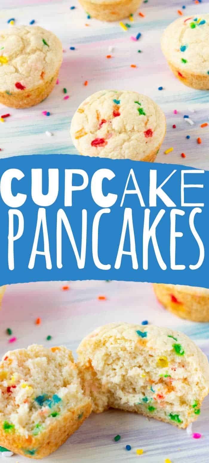 Funfetti Pancake Cupcakes Recipe • MidgetMomma