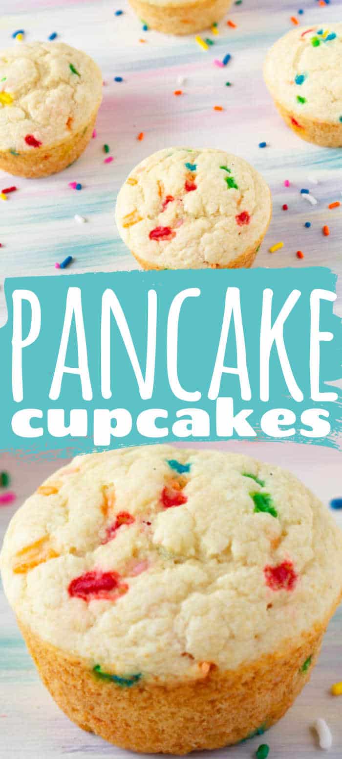 Funfetti Pancake Cupcakes Recipe • MidgetMomma