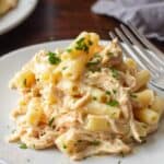 Slow Cooker Creamy Italian Chicken Pasta