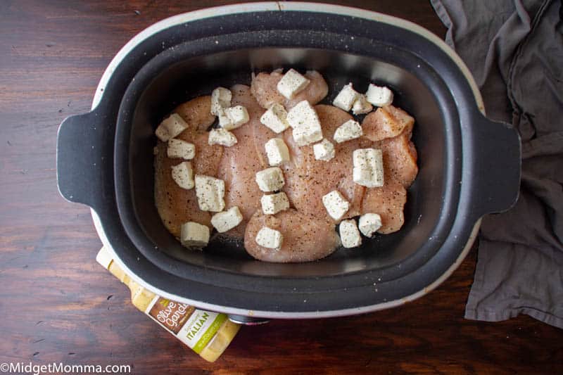 chicken in cooking bowl