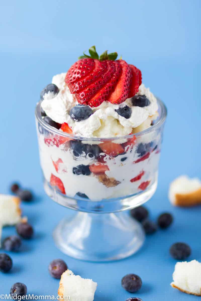 Strawberry Blueberry Trifle