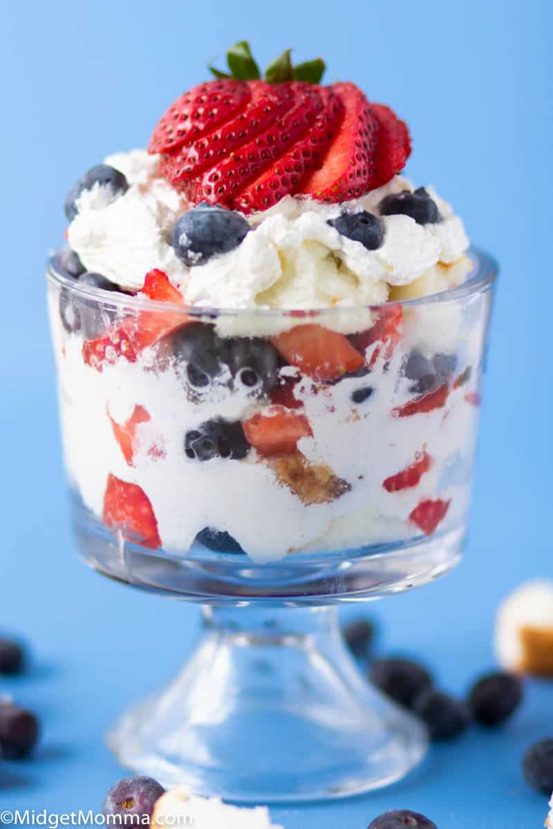 Strawberry Blueberry Trifle