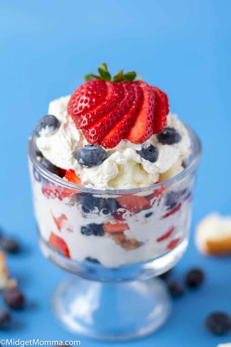 Strawberry Blueberry Trifle