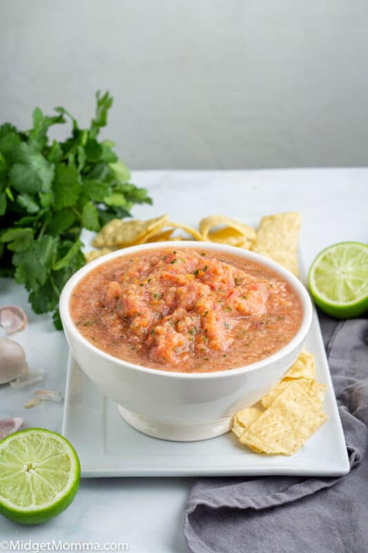 How to Make Homemade Salsa with fresh tomatoes •