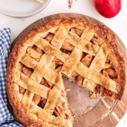 Lattice Cinnamon Apple Pie Recipe