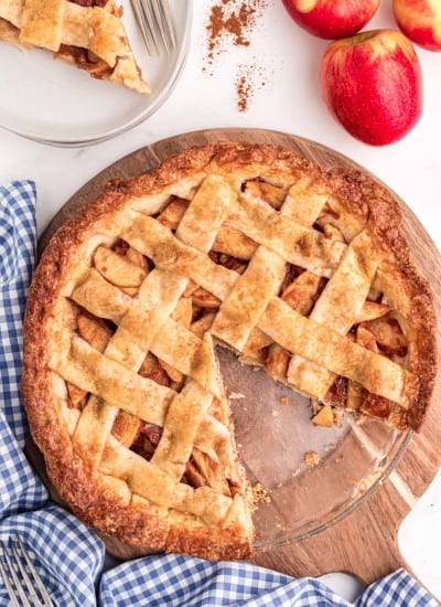 Lattice Cinnamon Apple Pie Recipe