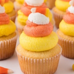 Candy Corn cupcakes