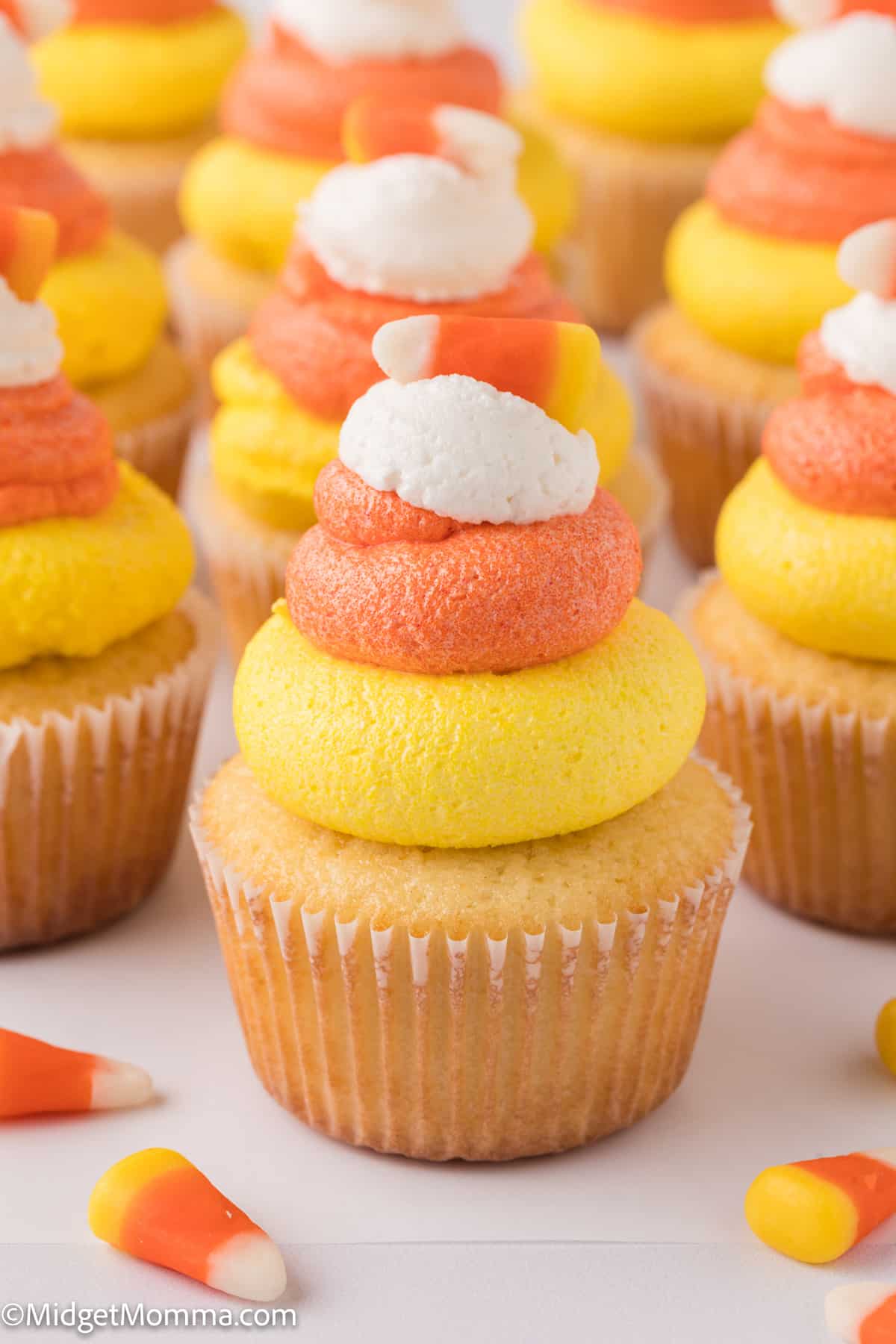 Candy Corn cupcakes