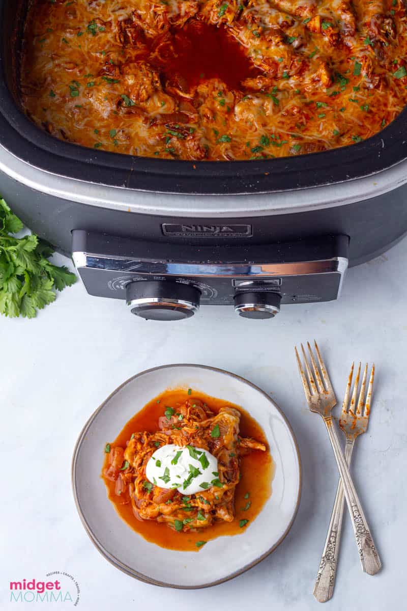 Chicken enchilada casserole