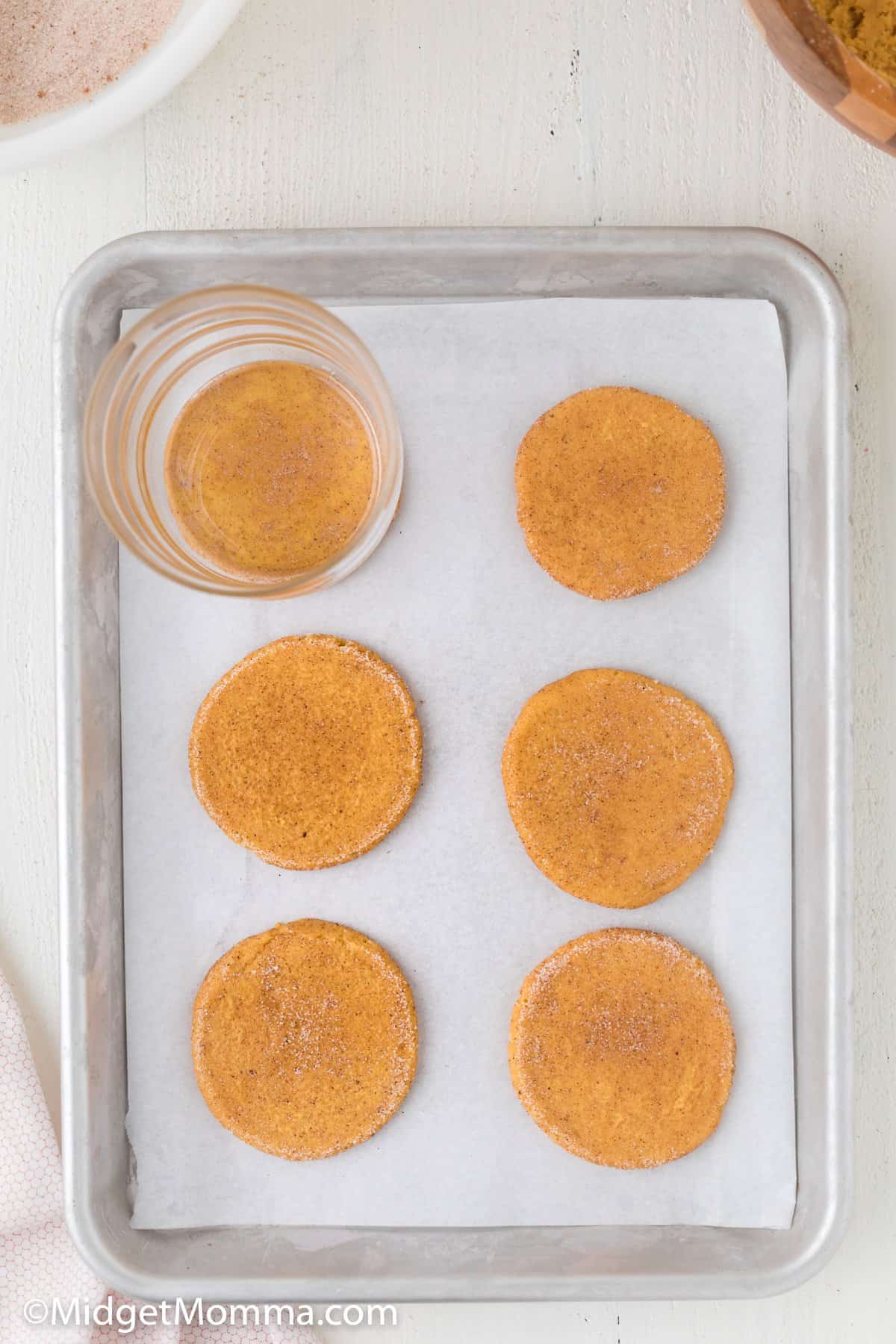 Soft and Chewy Pumpkin Snickerdoodle Cookies MidgetMomma