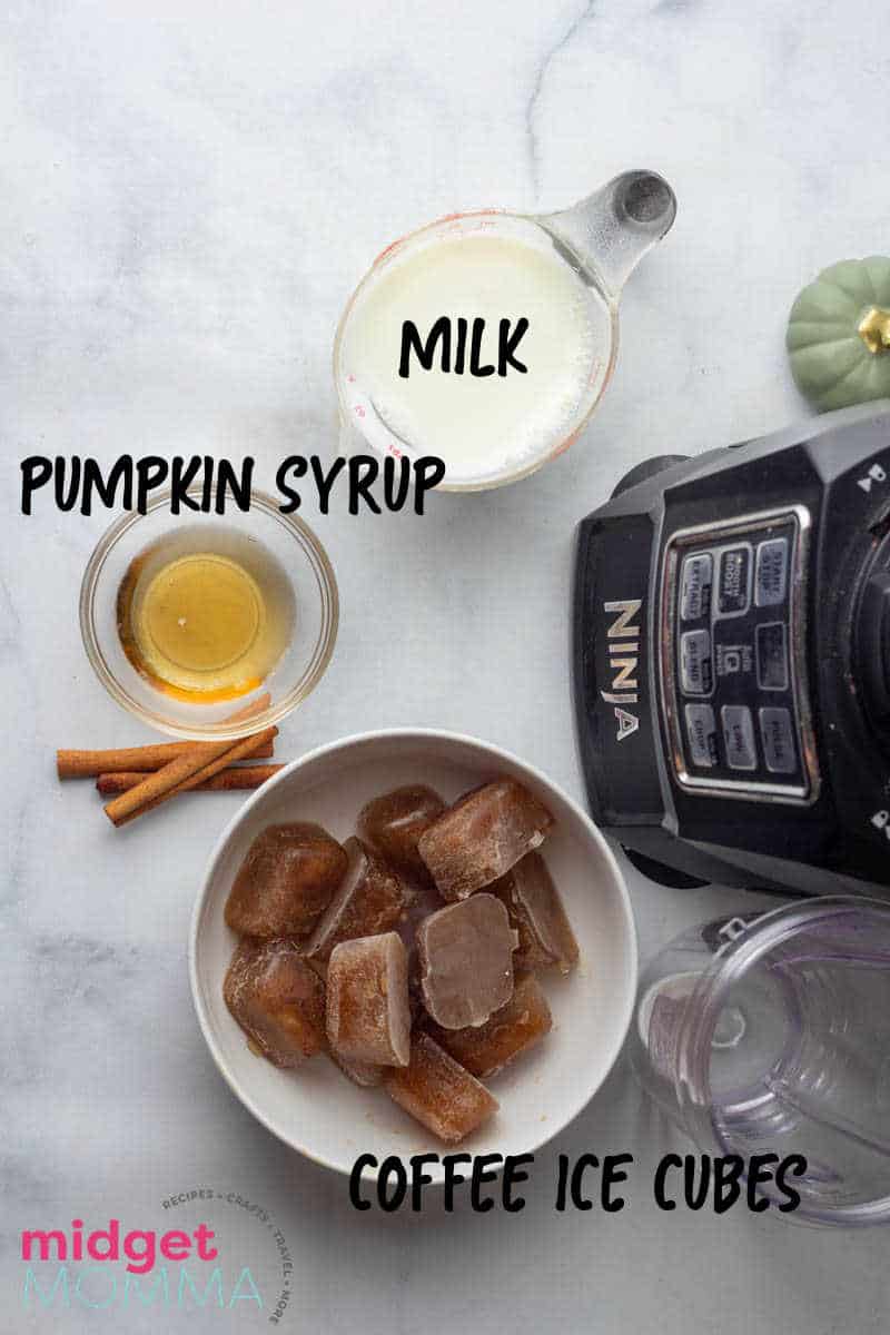 Pumpkin Spice Frappuccino INGREDIENTS