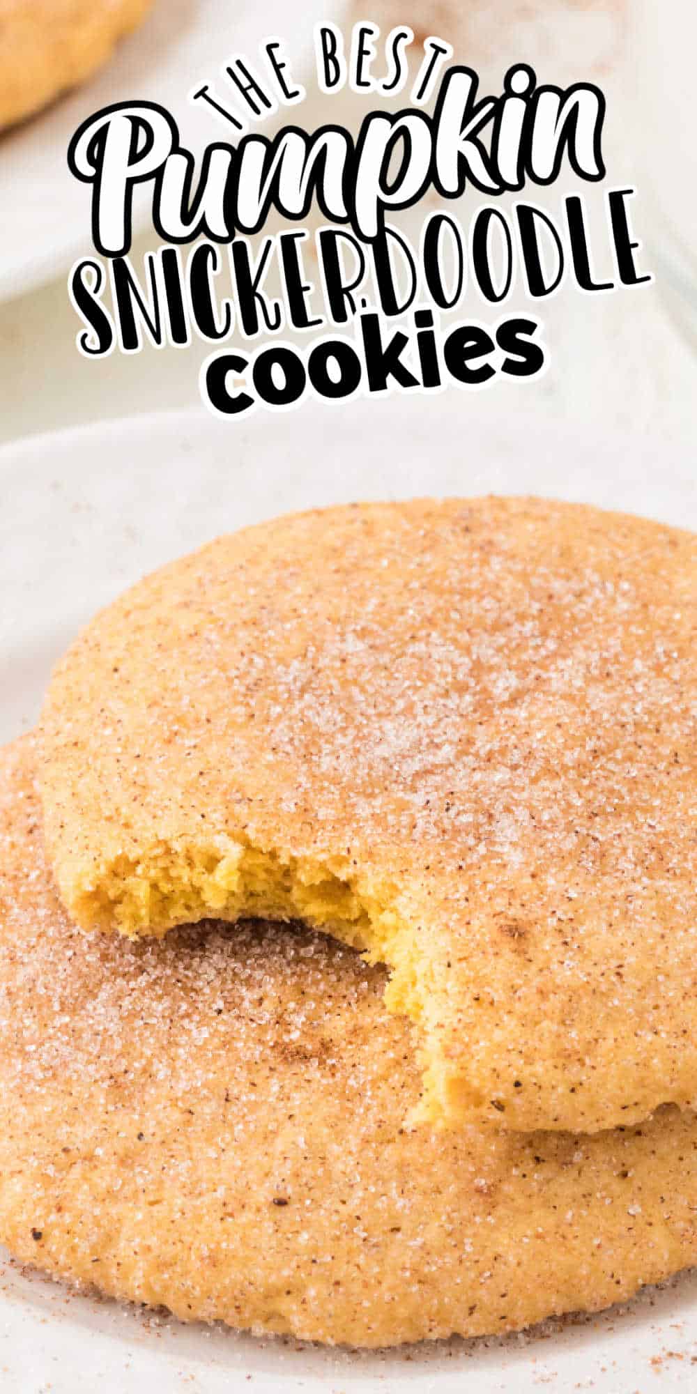 Soft and Chewy Pumpkin Snickerdoodle Cookies MidgetMomma