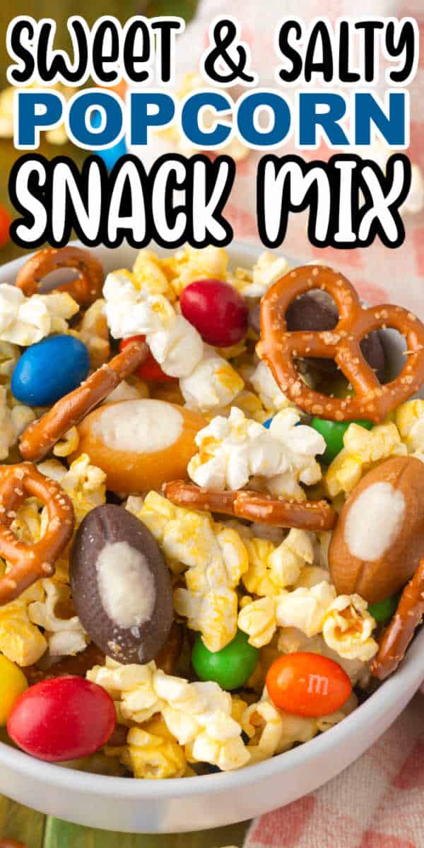 Sweet and Salty Popcorn Snack Mix • MidgetMomma