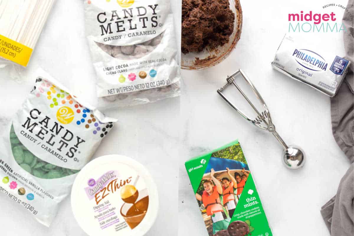 thin mint cookie cake pops ingredients