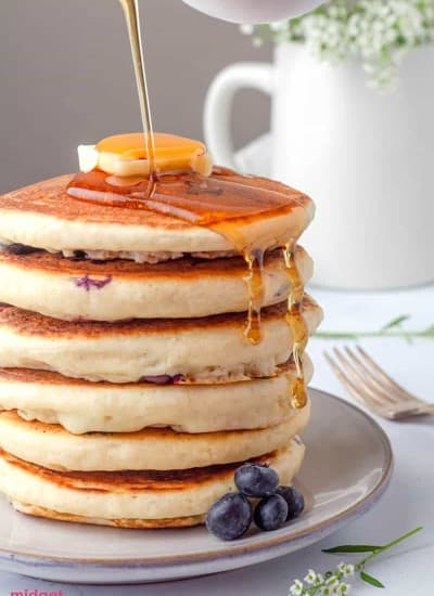 Homemade Blueberry pancakes