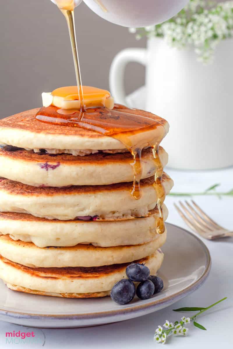 Homemade Blueberry pancakes