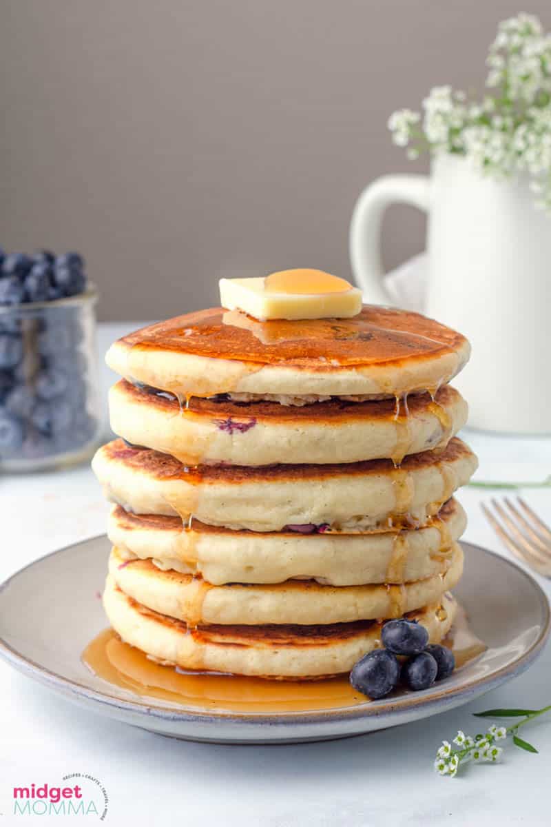 Homemade Blueberry pancakes