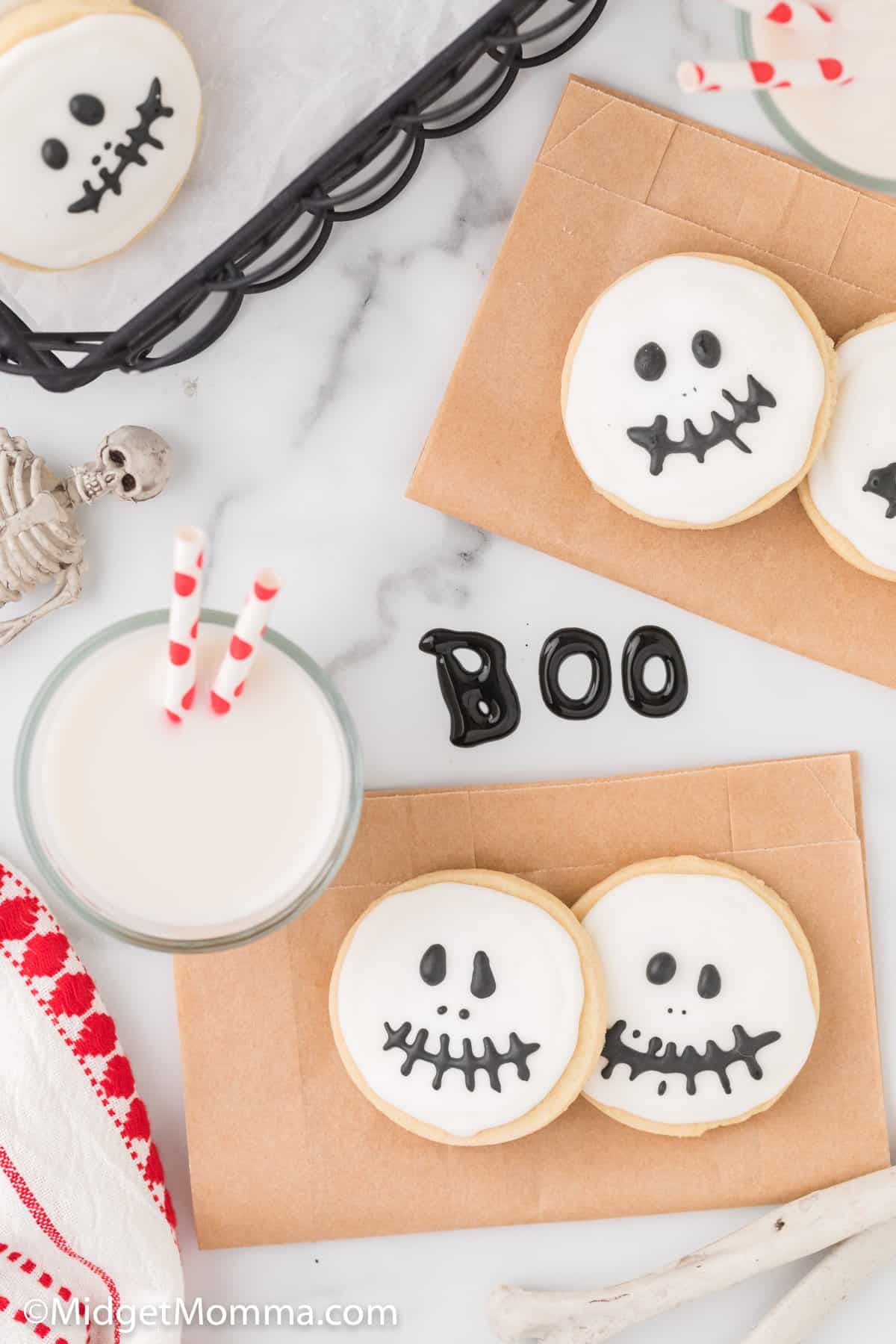 Jack Skellington Halloween Sugar Cookies