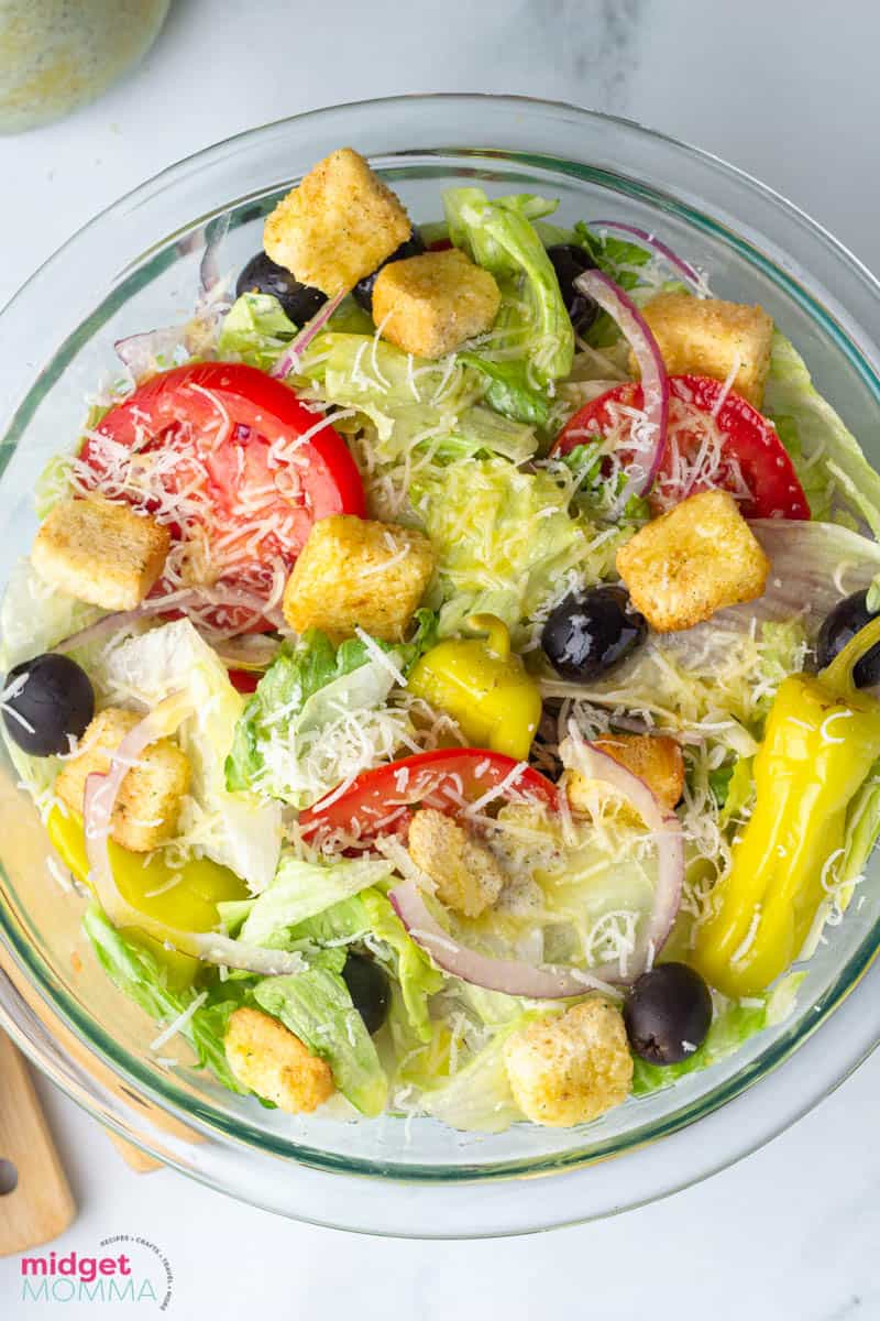 Olive Garden Salad Recipe (Copy Cat Recipe) • MidgetMomma