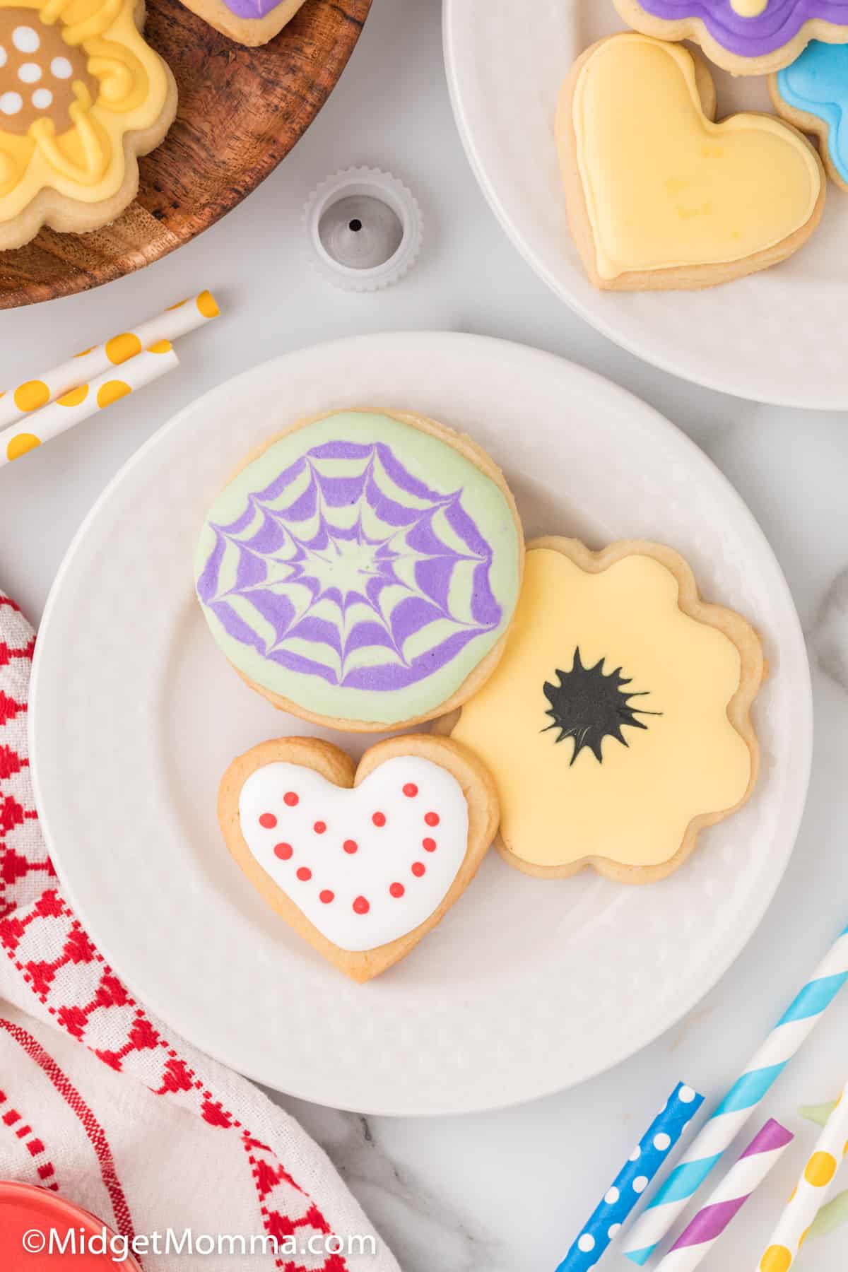 cookies decorated with royal icing