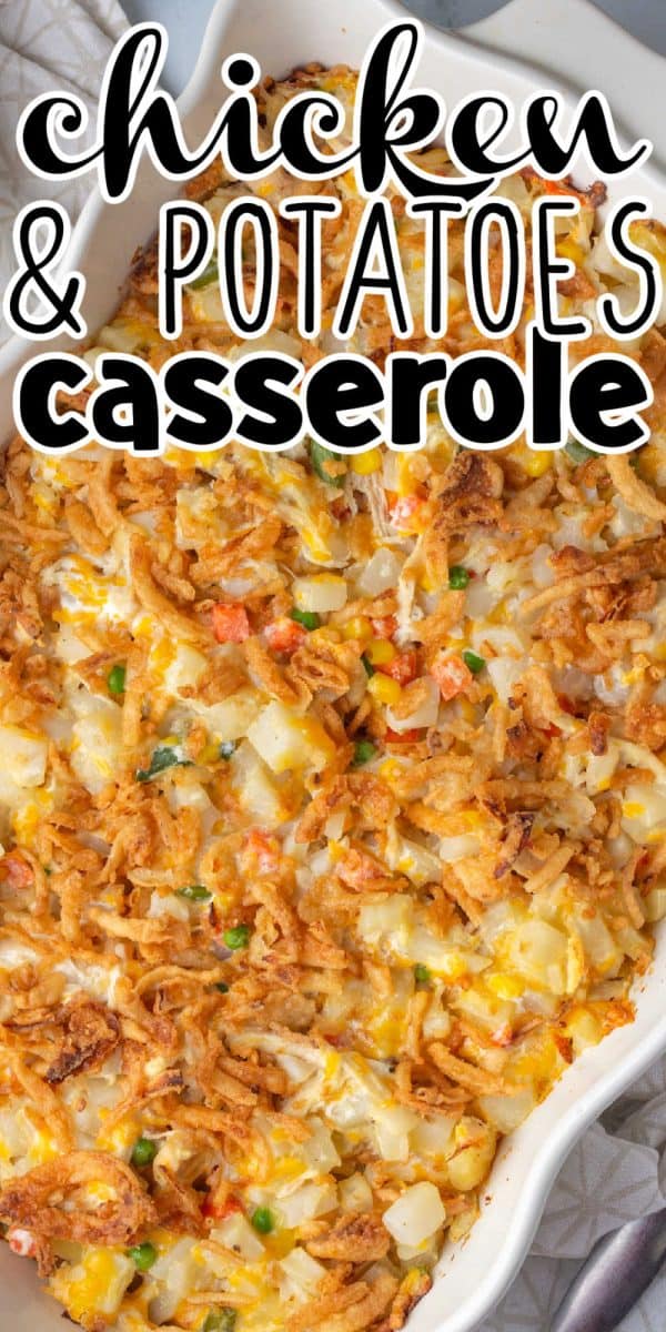 Cheesy Chicken and Potato Casserole with Veggies Recipe