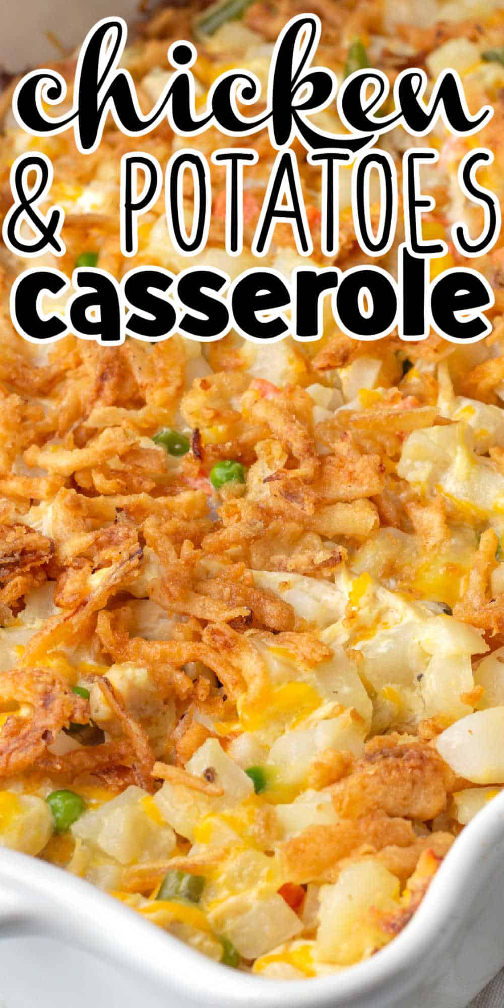 Cheesy Chicken and Potato Casserole with Veggies Recipe