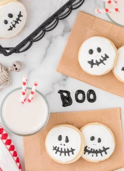 Jack Skellington Halloween Sugar Cookies