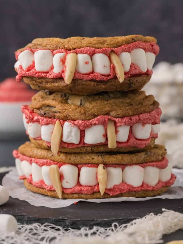 Vampire Cookies For Halloween