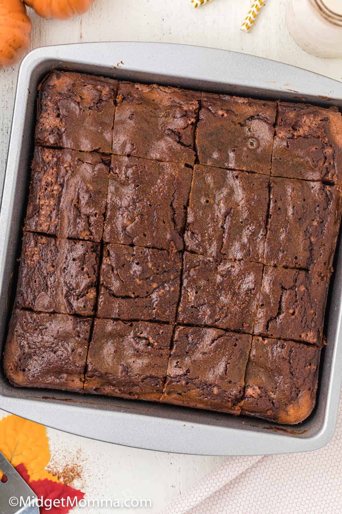 pumpkin brownies