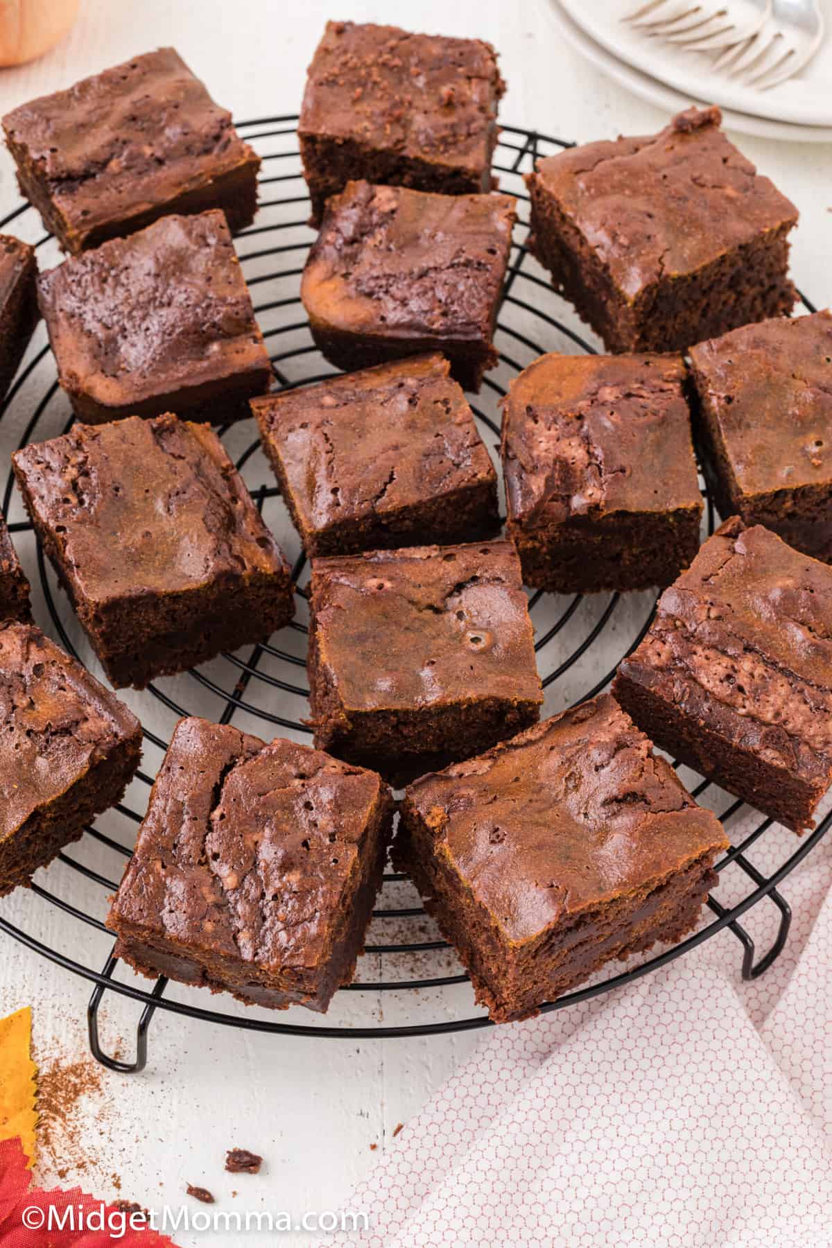 pumpkin brownies