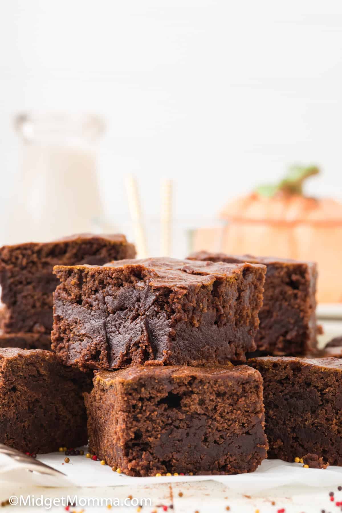 pumpkin brownies