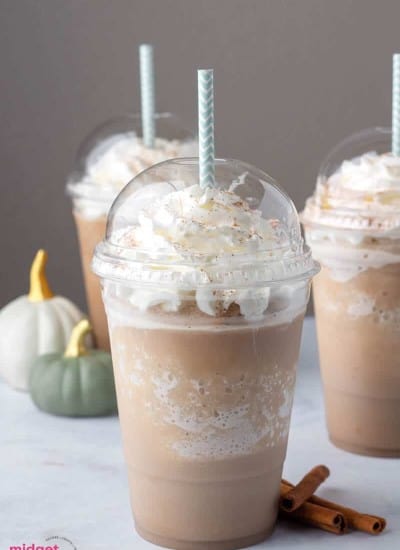 pumpkin spice frappuccino