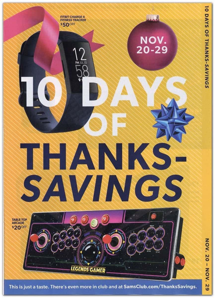 Sam&#39;s Club Black Friday 2020 The 10-Days of Thanks-Savings • MidgetMomma