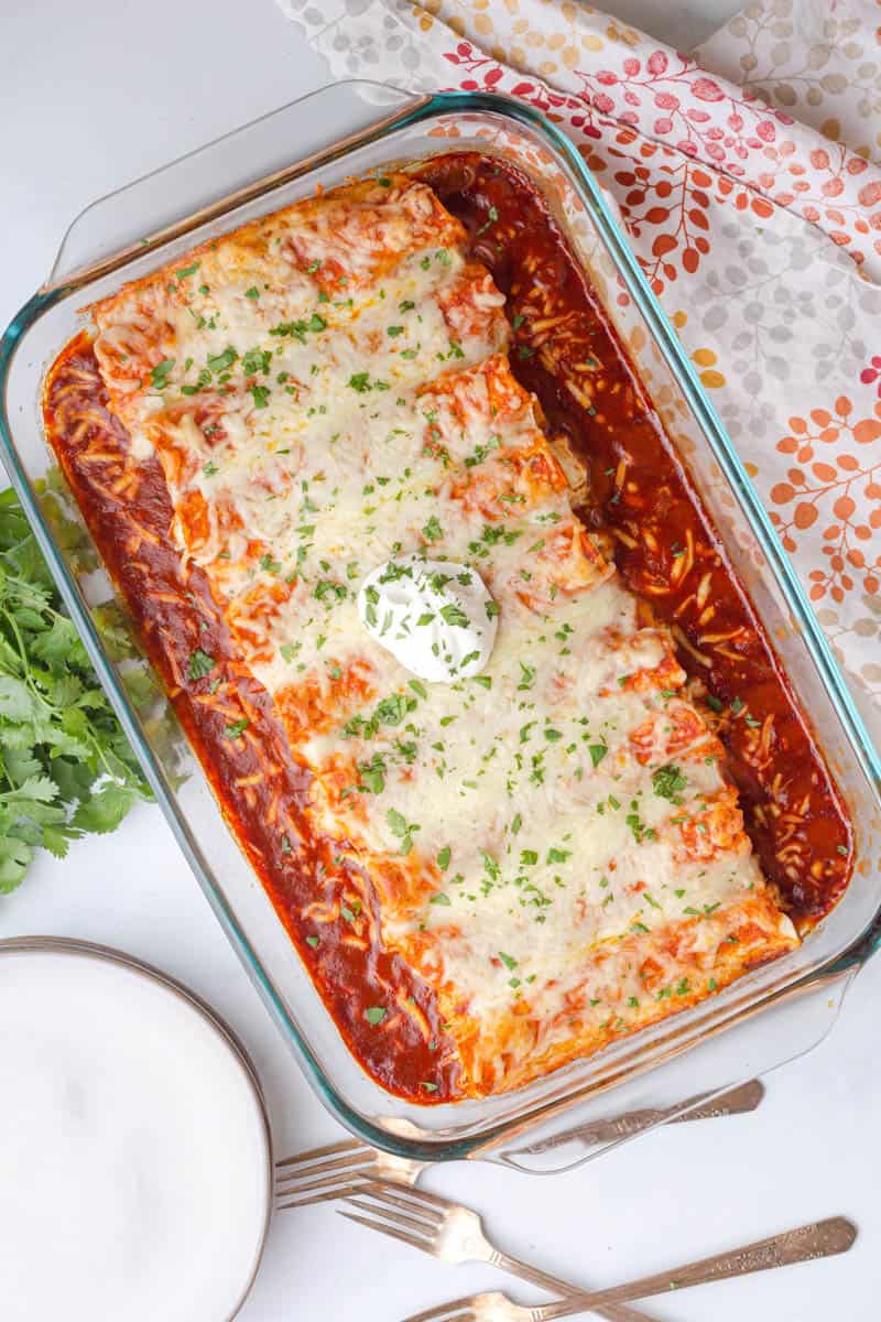 Baked Chicken Enchiladas