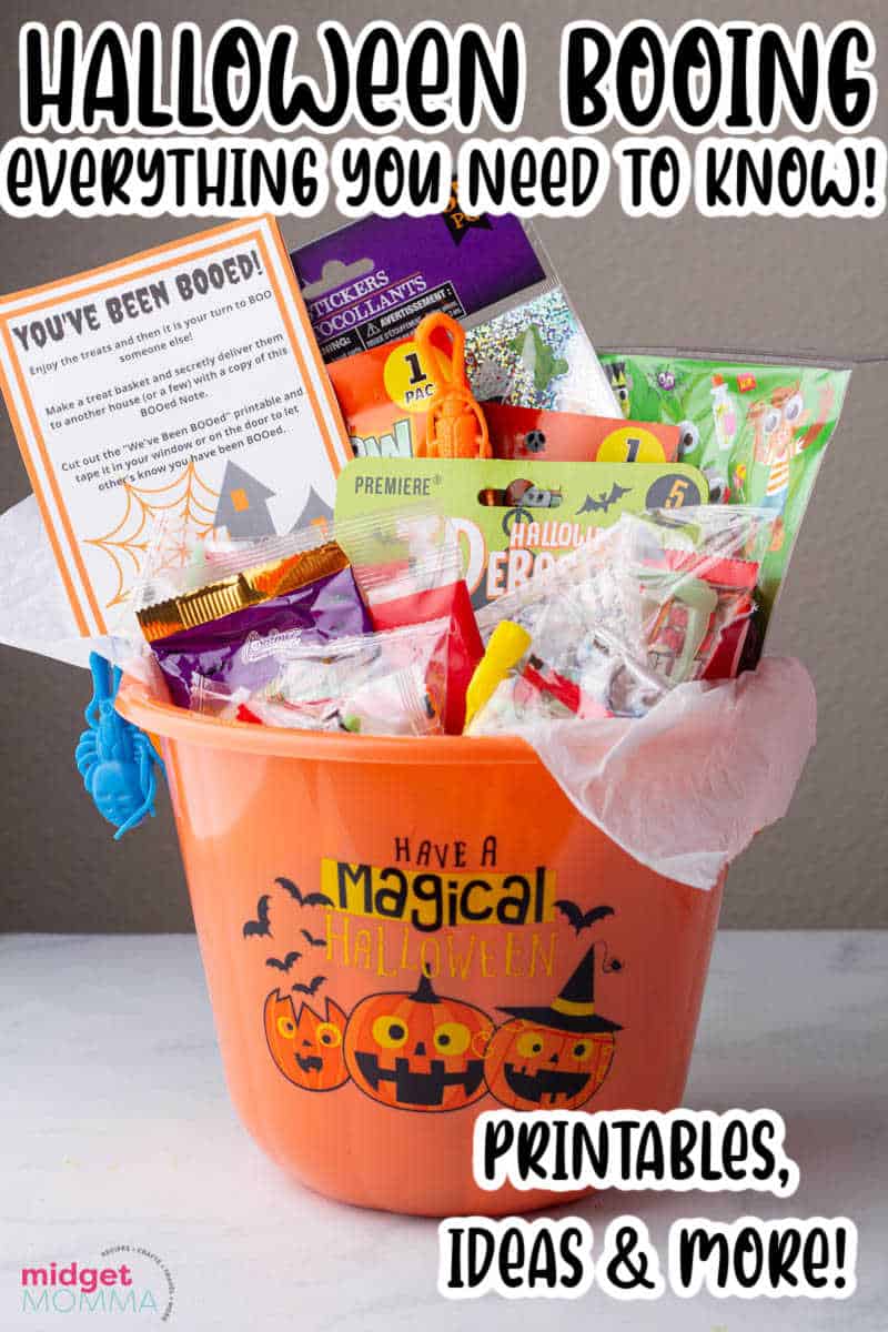 HALLOWEEN BOOING - IDEAS AND PRINTABLES