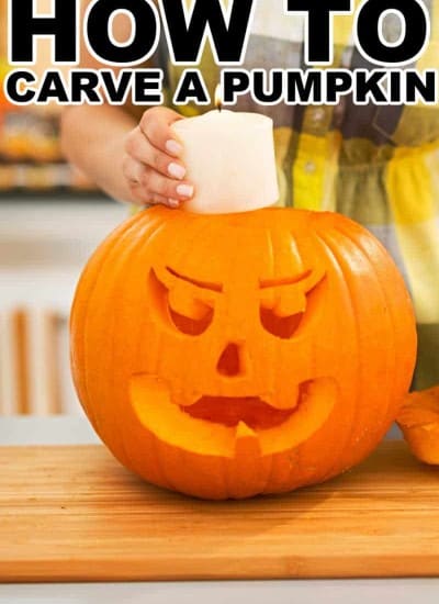 HOW TO CARVE A PUMPKIN