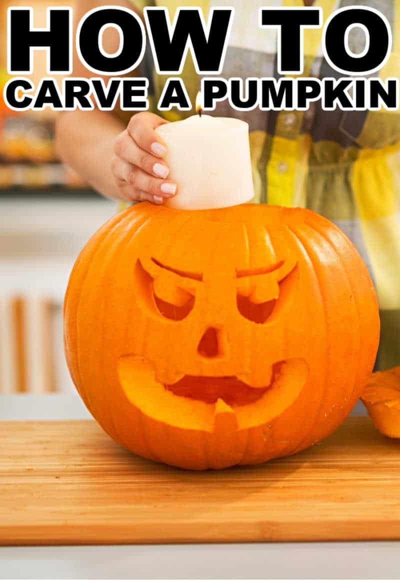 HOW TO CARVE A PUMPKIN