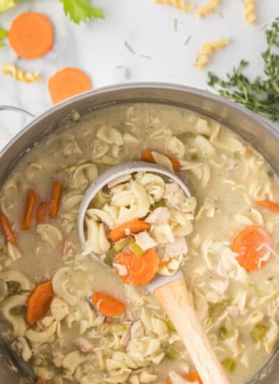 Homemade Turkey Noodle Soup Recipe