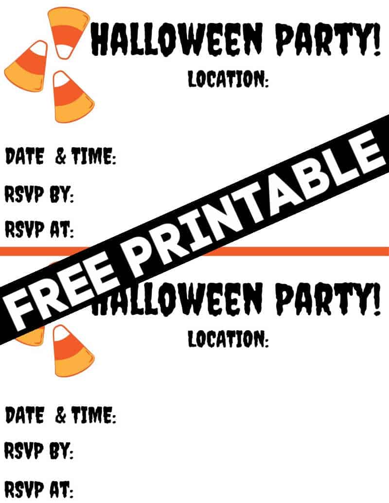 Halloween Party invite