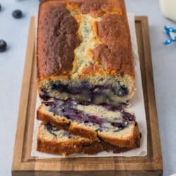 Moist blueberry quick bread recipe