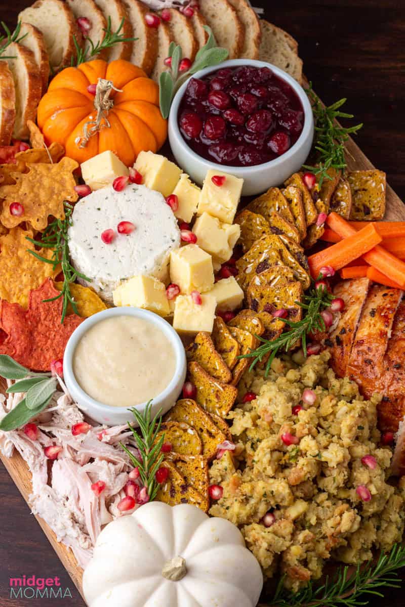 Thanksgiving Leftovers Charcuterie Board