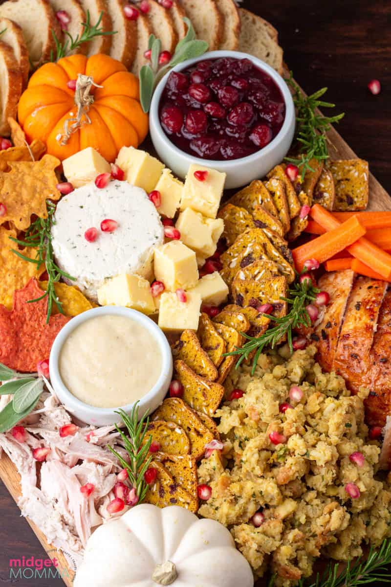 Thanksgiving Leftovers Charcuterie Board