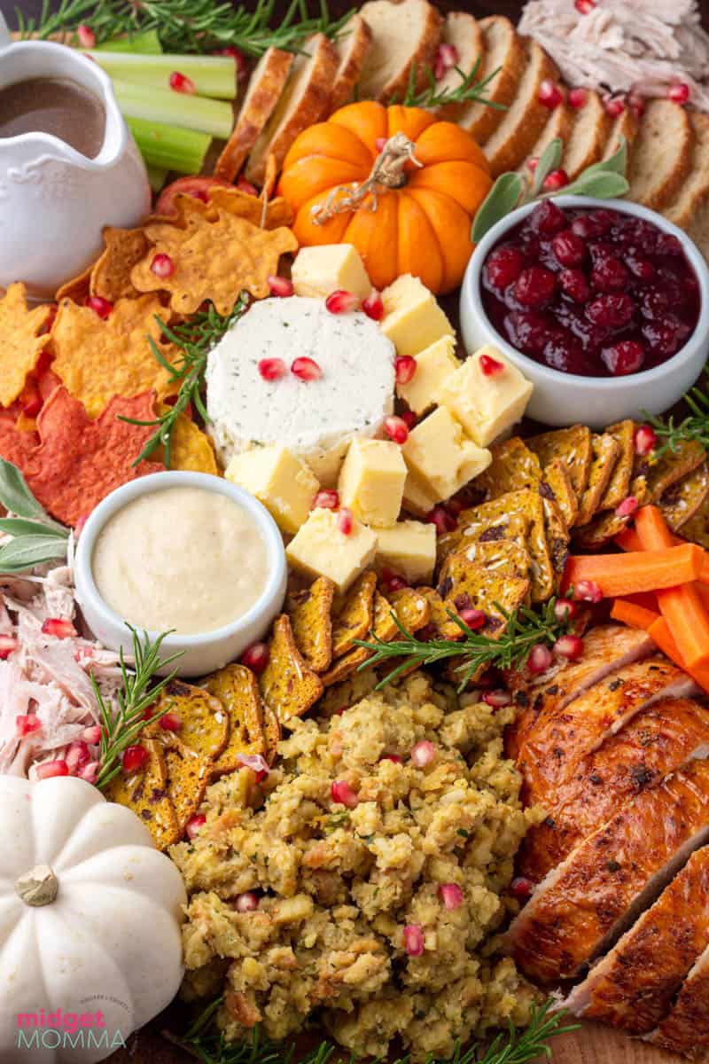 Thanksgiving Leftovers Charcuterie Board
